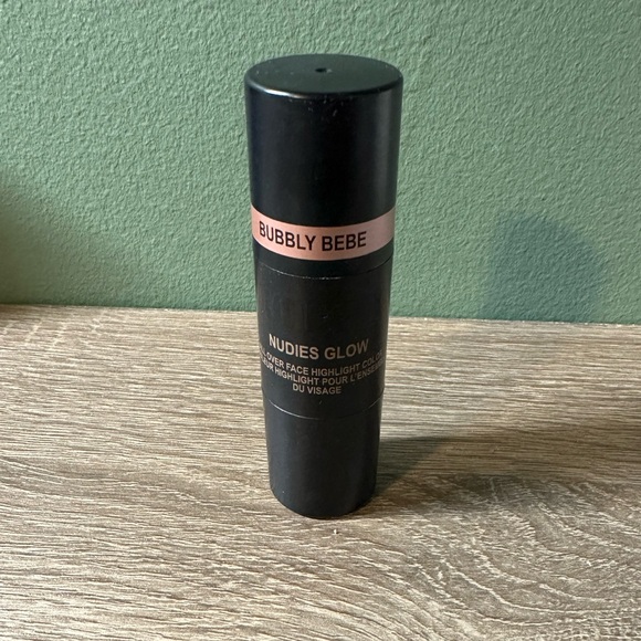 Nudestix Nudies Glow Cream Highlighter Stick - Bubbly Bebe - Picture 4 of 6